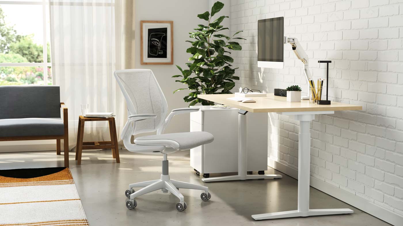 Refurbished Humanscale Diffrient World Task Chair