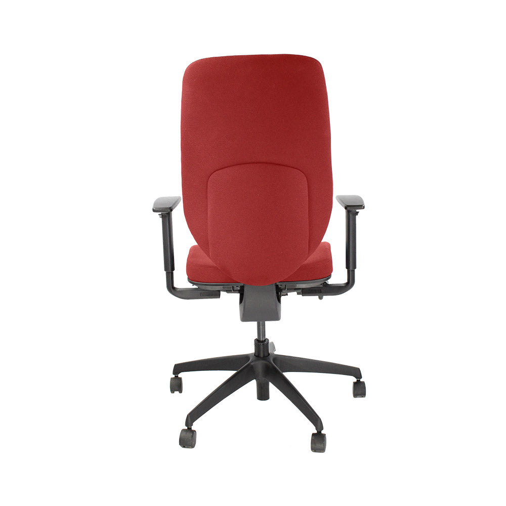 <tc>Boss Design</tc>: Chaise de travail Key - Nouveau tissu rouge - Rénovée