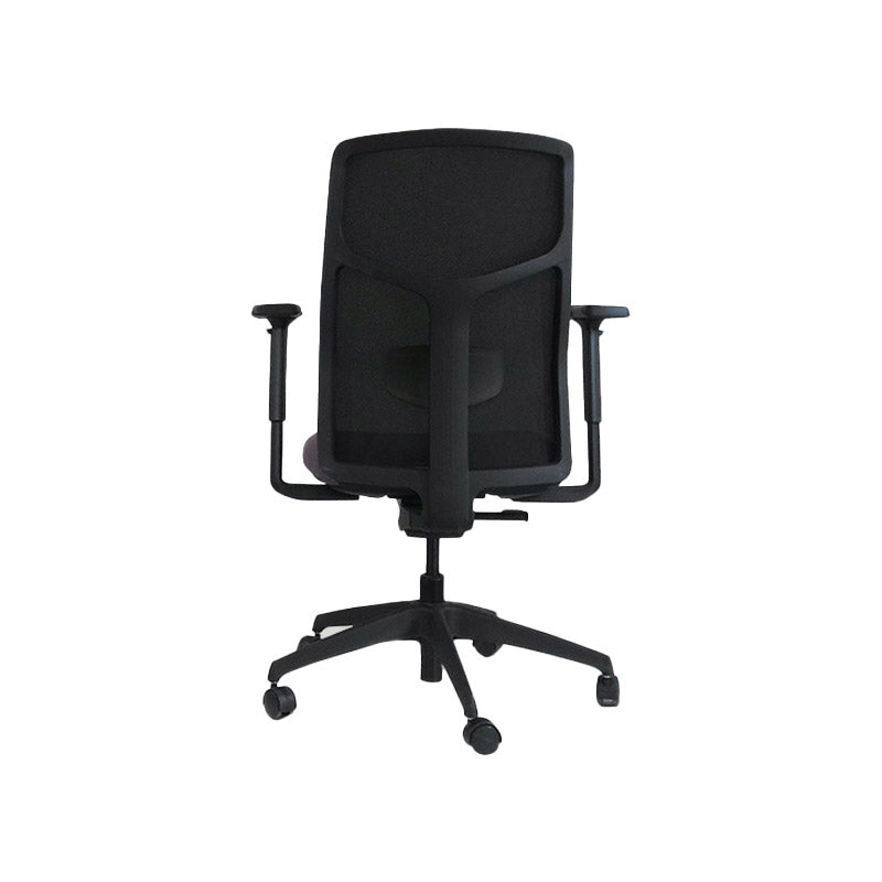 <tc>Boss Design</tc>: Tauro en tissu gris - Chaise de travail - Reconditionnée
