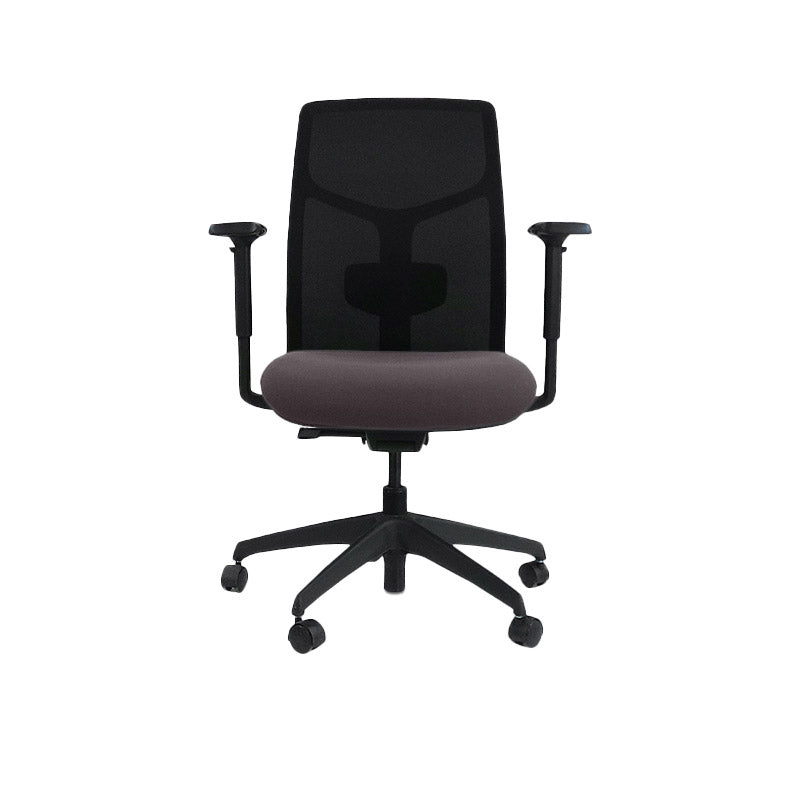 <tc>Boss Design</tc>: Tauro en tissu gris - Chaise de travail - Reconditionnée