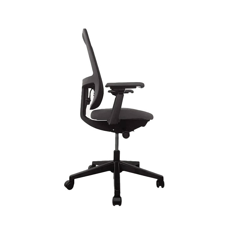 Haworth: Lively Task Chair in Grey Fabric - Refurbished