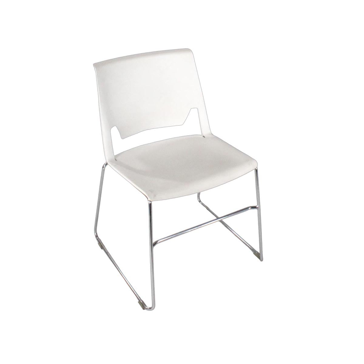<tc>Haworth</tc>: Chaise Very Comforto 62 en blanc - Reconditionnée
