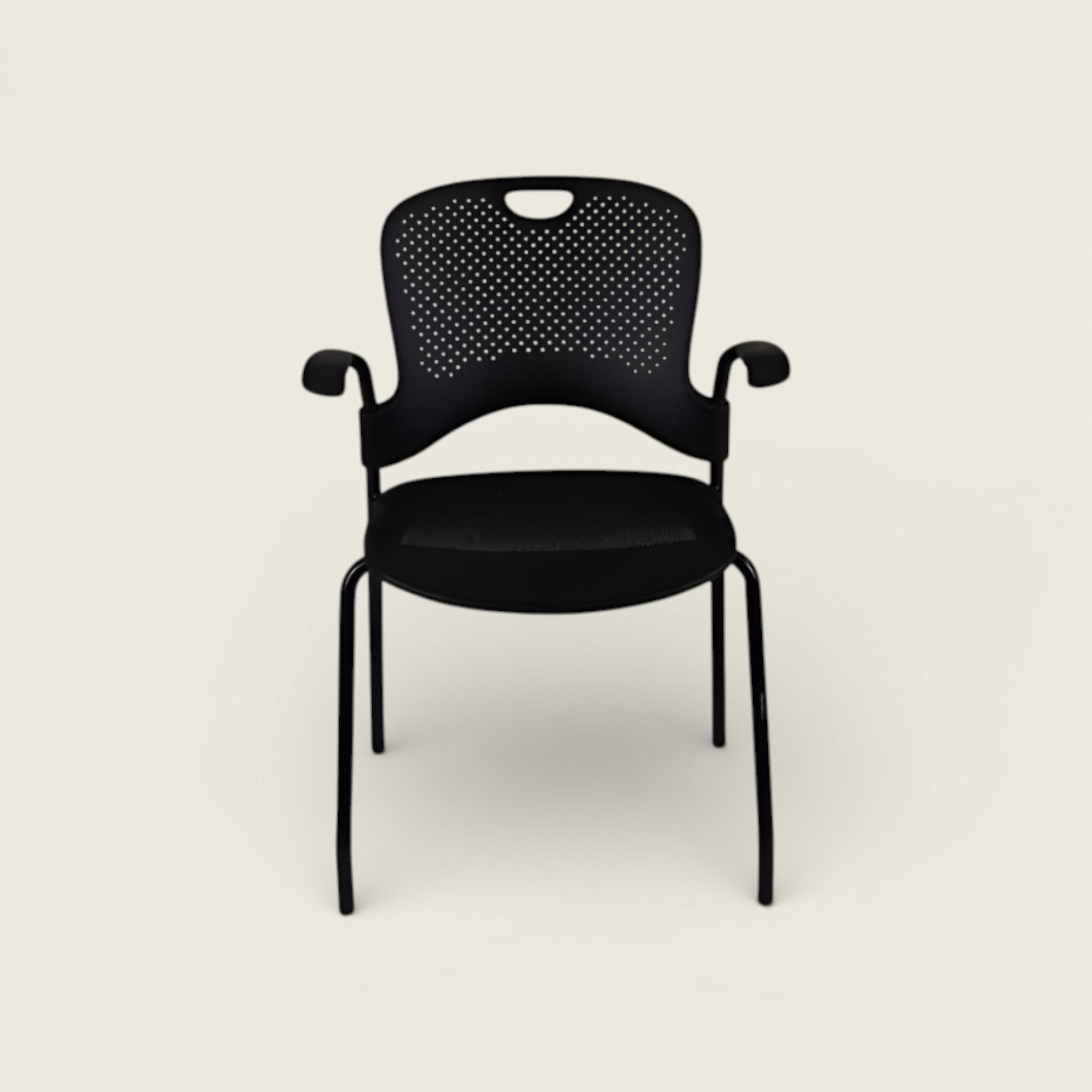 <tc>Herman Miller</tc>: Chaise empilable Caper - Reconditionnée