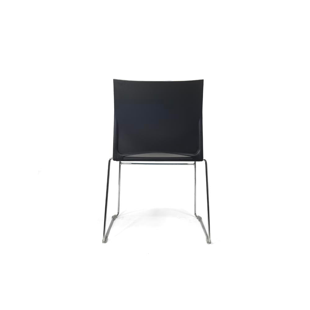 <tc>Herman Miller</tc>: Chaise empilable Pronta noire - Reconditionnée