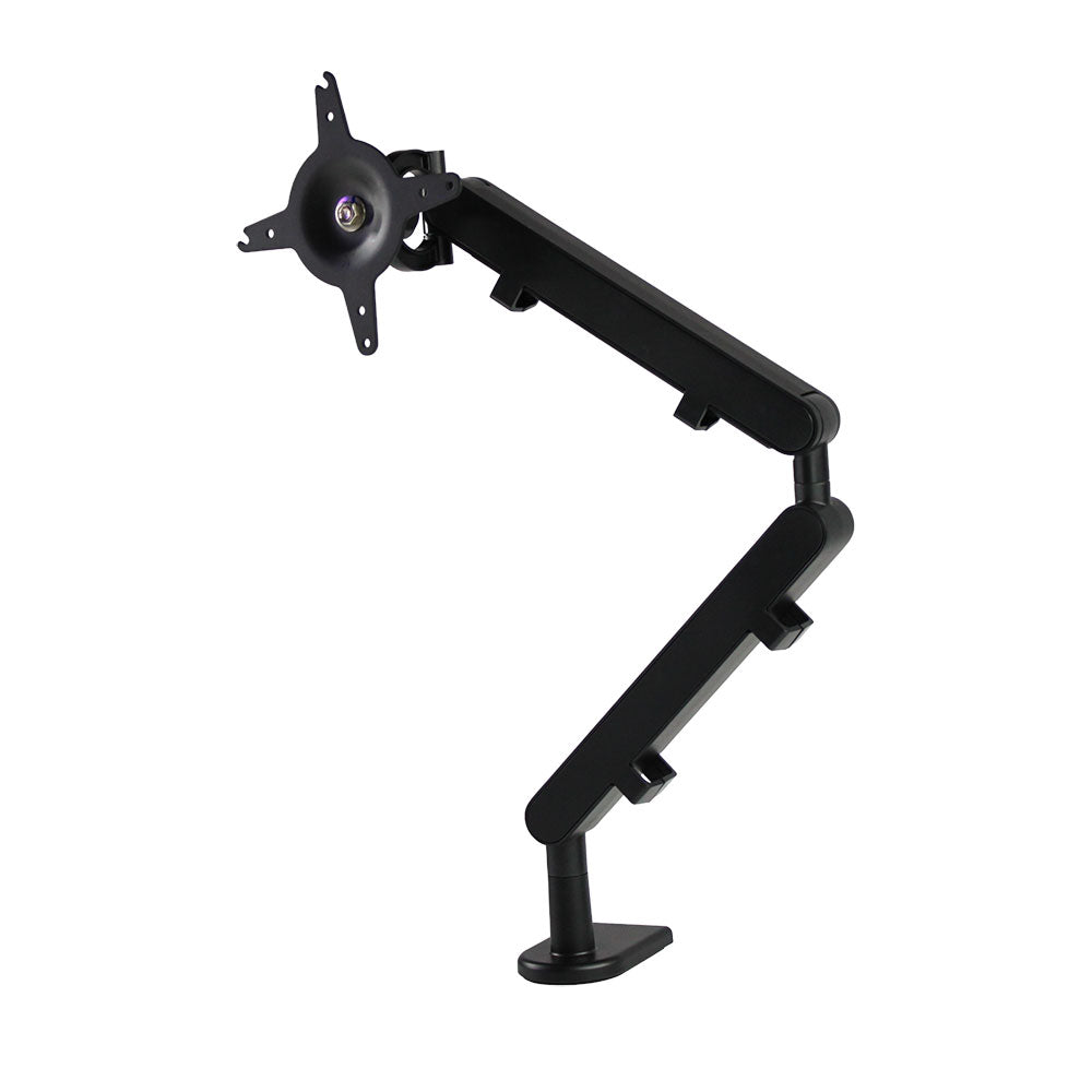 <tc>Herman Miller</tc>: <tc>Abak</tc> Bureau simple T Leg et bras d'écran ZGO Technologies : Z1 - Reconditionné