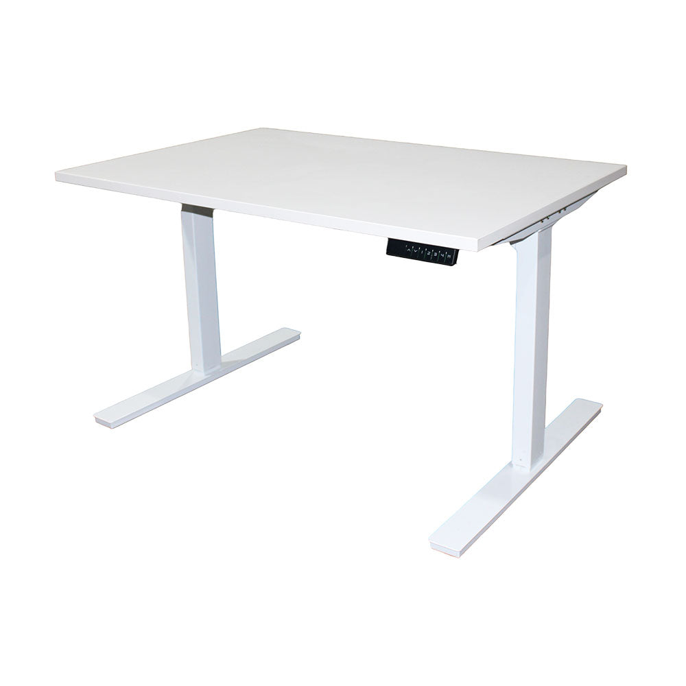 <tc>Workstories</tc> - Solo - Bureau assis-debout électrique blanc - Reconditionné