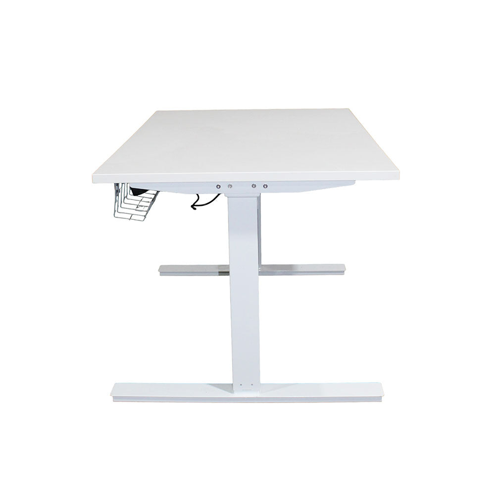 <tc>Workstories</tc> - Solo - Bureau assis-debout électrique blanc - Reconditionné