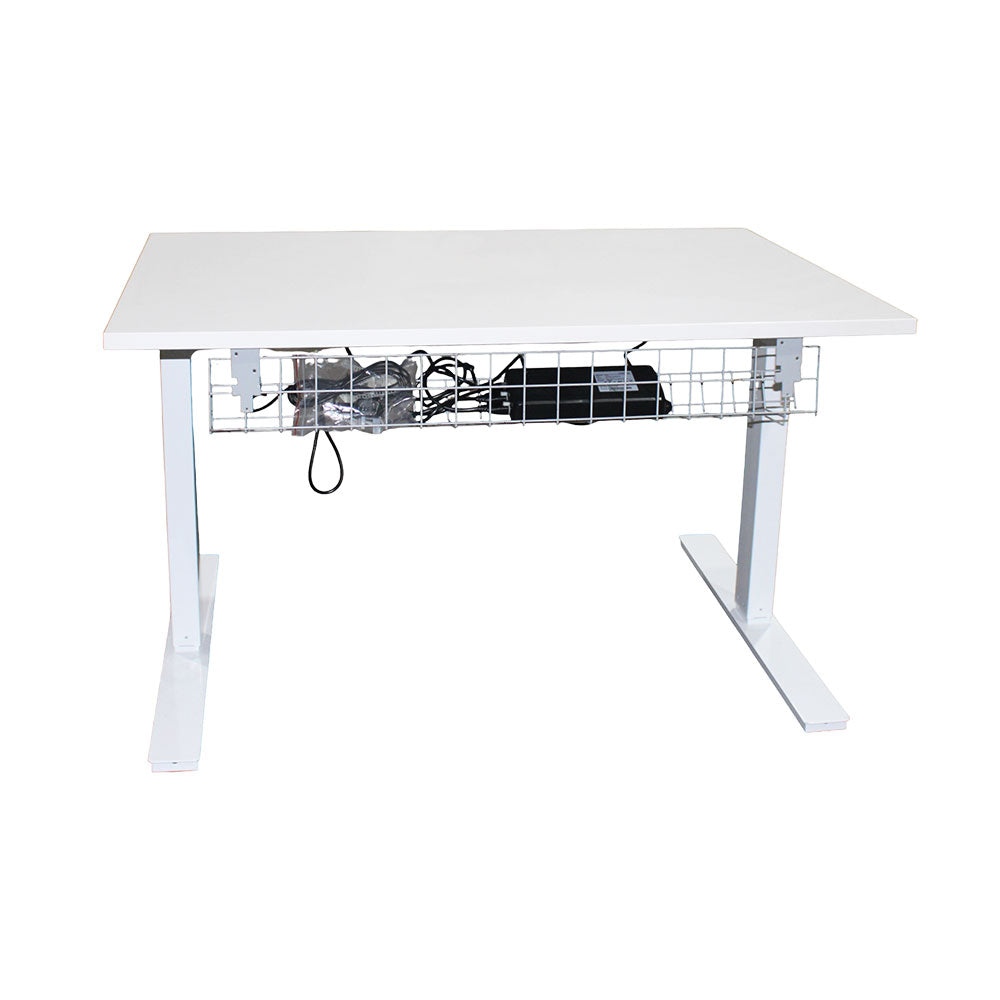 <tc>Workstories</tc> - Solo - Bureau assis-debout électrique blanc - Reconditionné