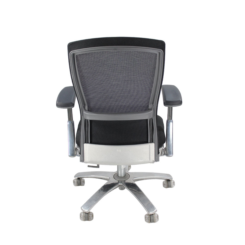 Knoll: Life Task Chair in Black Fabric - Refurbished