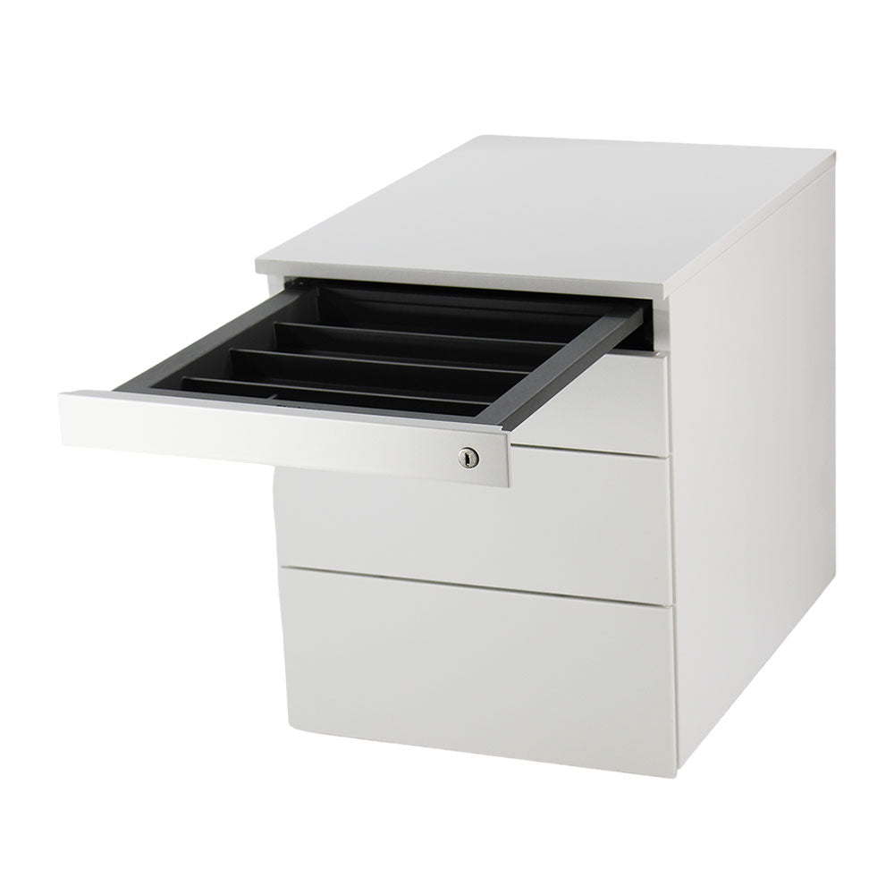<tc>Steelcase</tc>: Caisson mobile fin à 4 tiroirs - Remis à neuf
