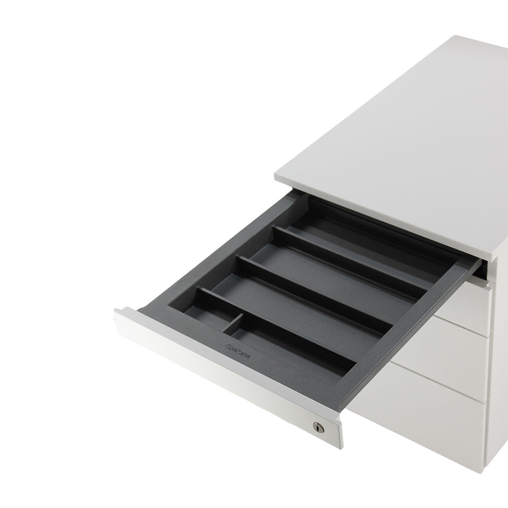 <tc>Steelcase</tc>: Caisson mobile fin à 4 tiroirs - Remis à neuf