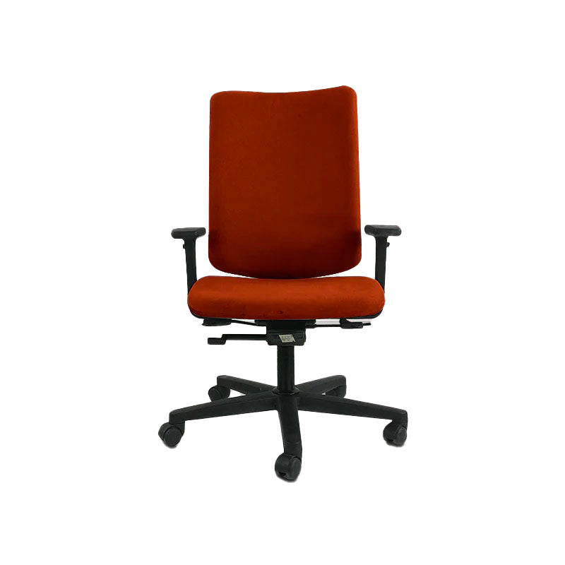 <tc>Konig + Neurath</tc>: : 215 Chaise de travail en cuir beige - Reconditionnée