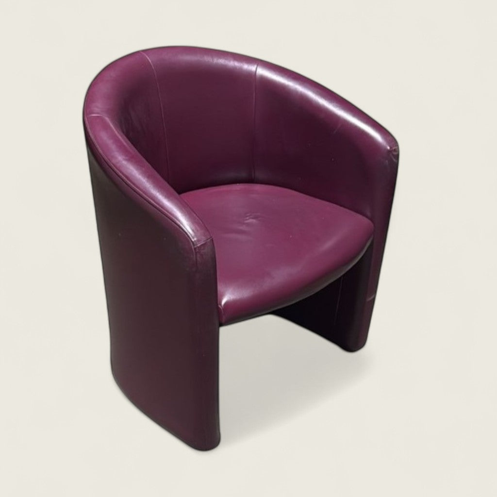 Minotti: Purple Tub Lounge chair - Refurbished
