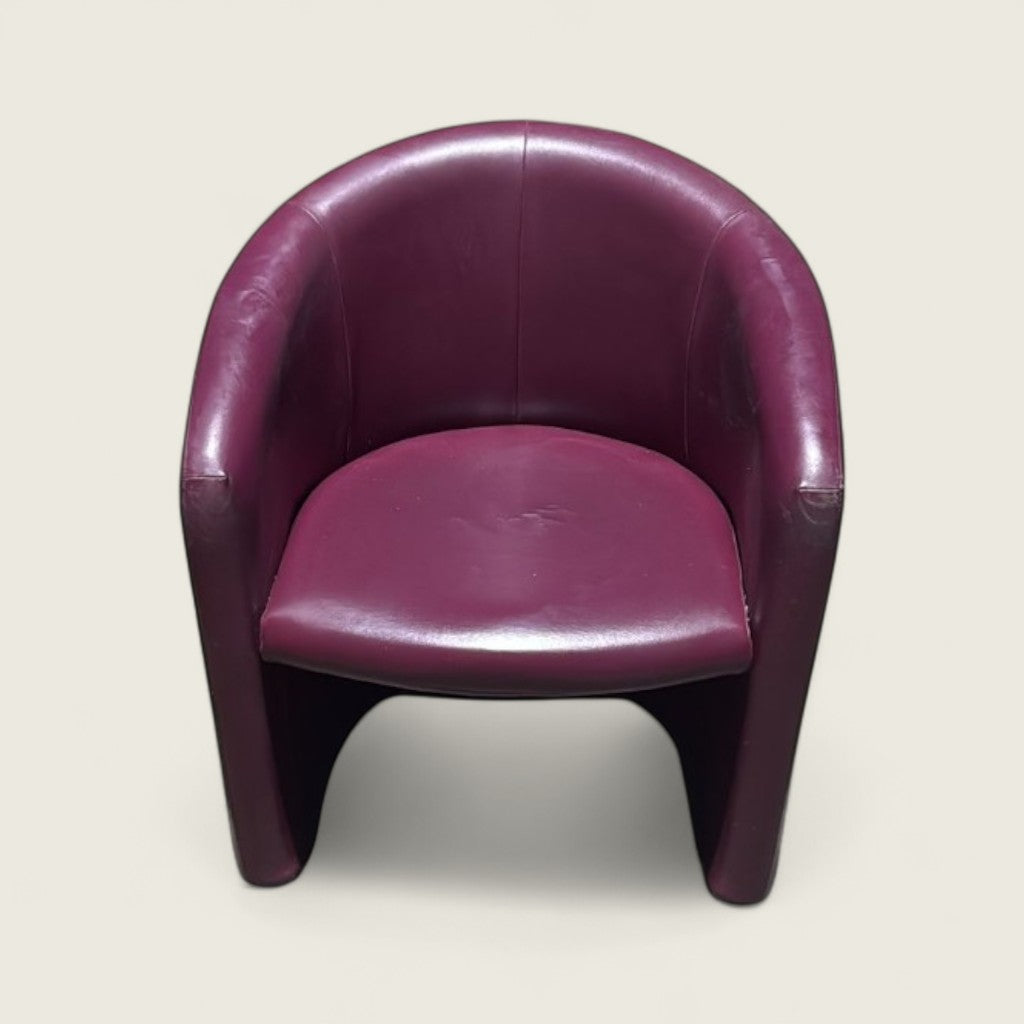 Minotti: Purple Tub Lounge chair - Refurbished