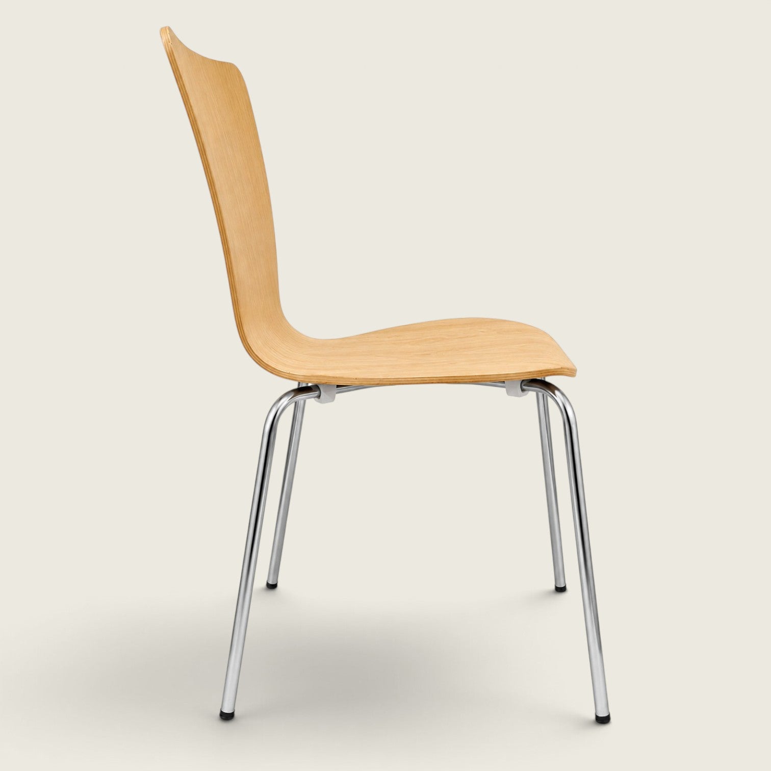 Nowy Styl: Wooden Shell Chair - Refurbished