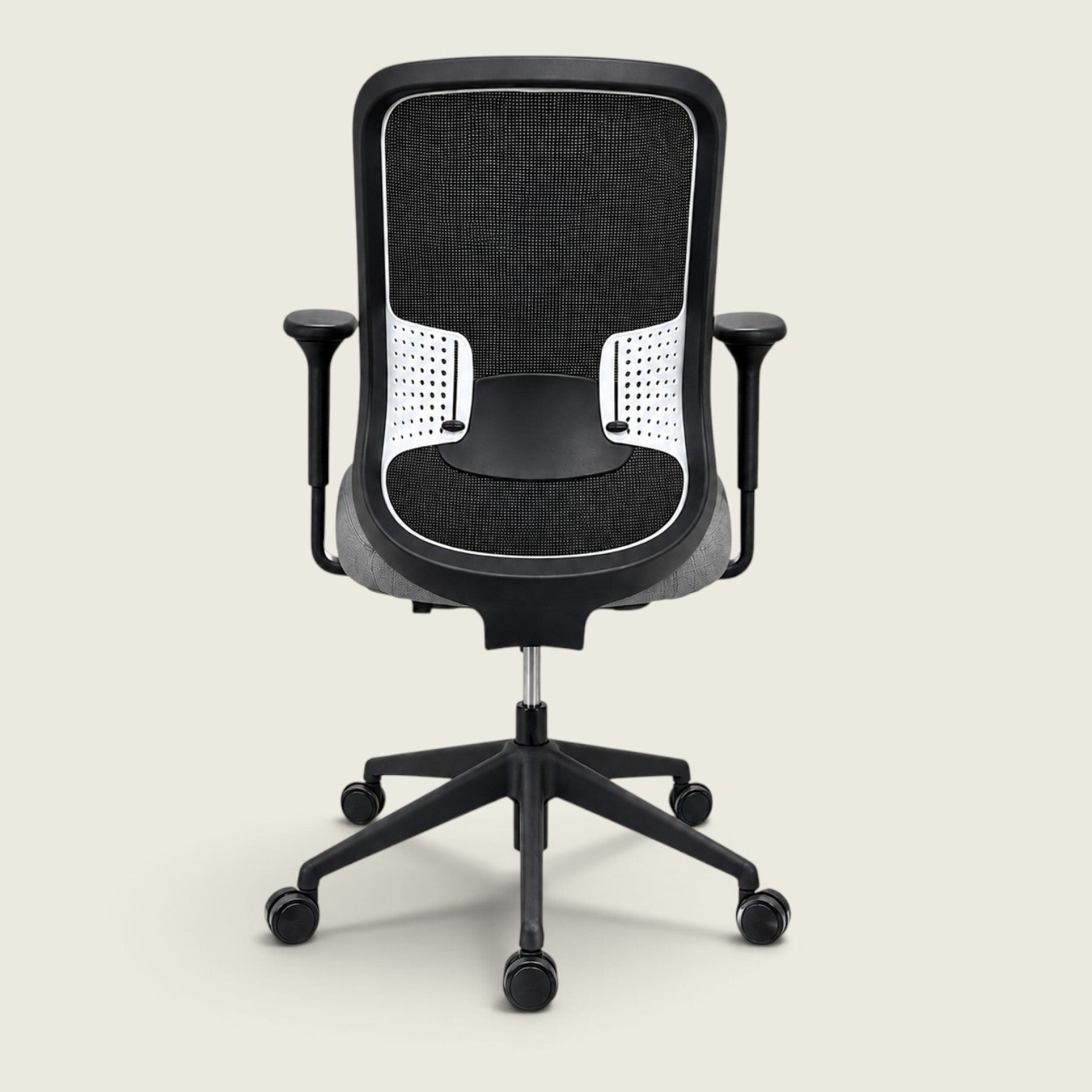 Orangebox : Do - Chaise de travail en tissu gris - Remis à neuf