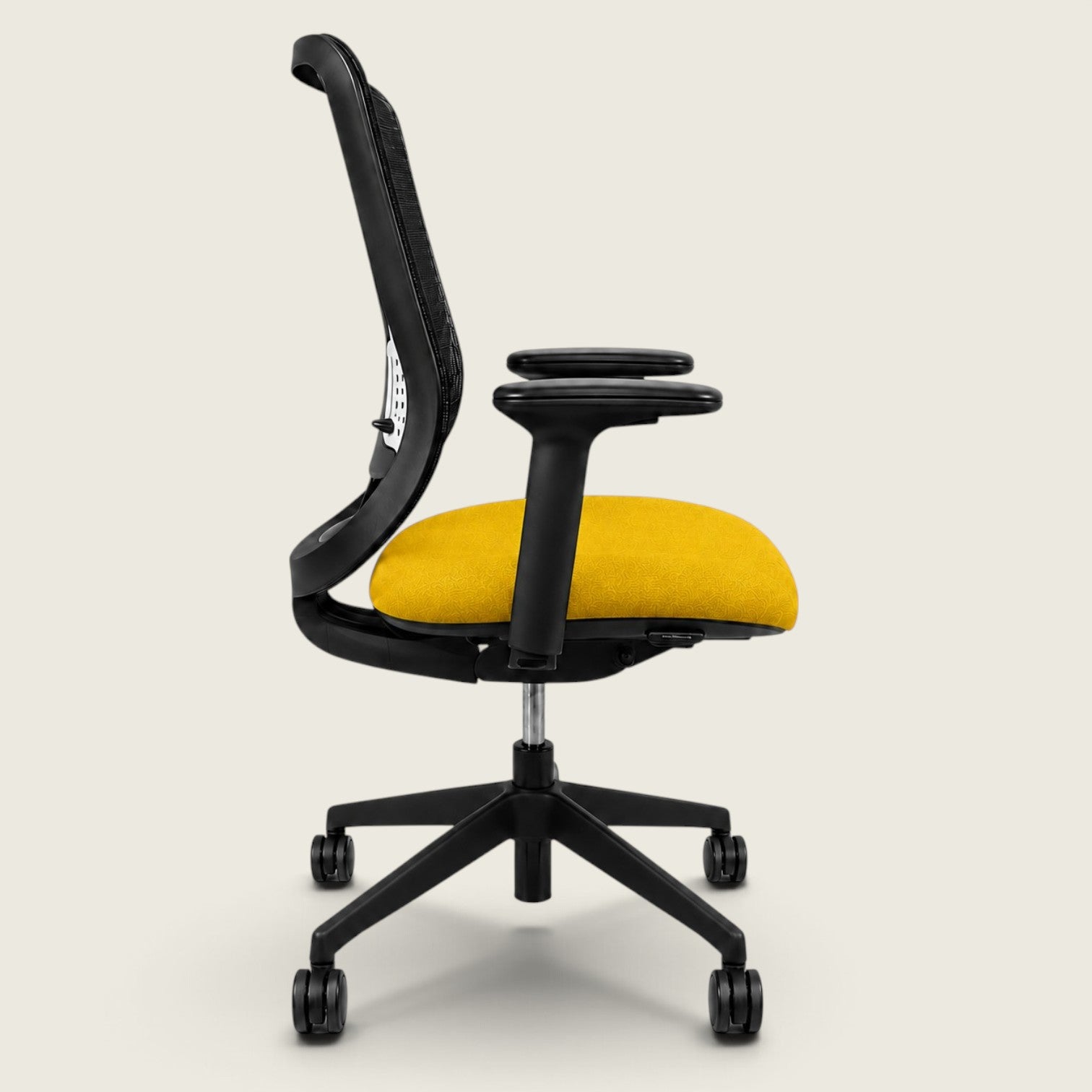 Orangebox: Do - Task Chair in Yellow Fabric - Refurbished