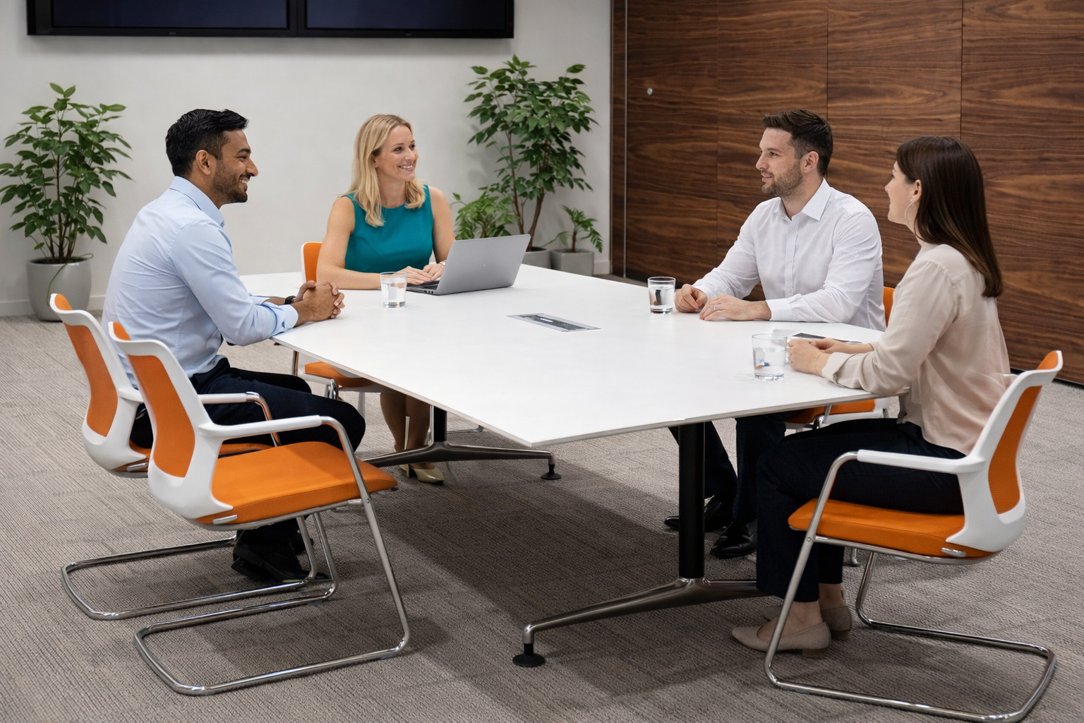 Orangebox: Large Collaborative / Boardroom Table - Refurbished