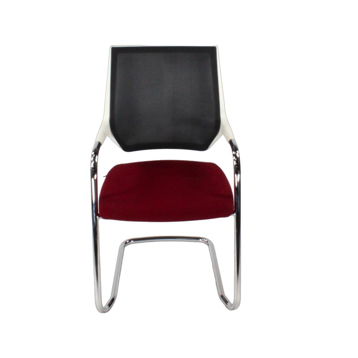 <tc>Sedus</tc>: <tc>Quarterback</tc> Chaise cantilever bordeaux/noir/blanc - Reconditionnée