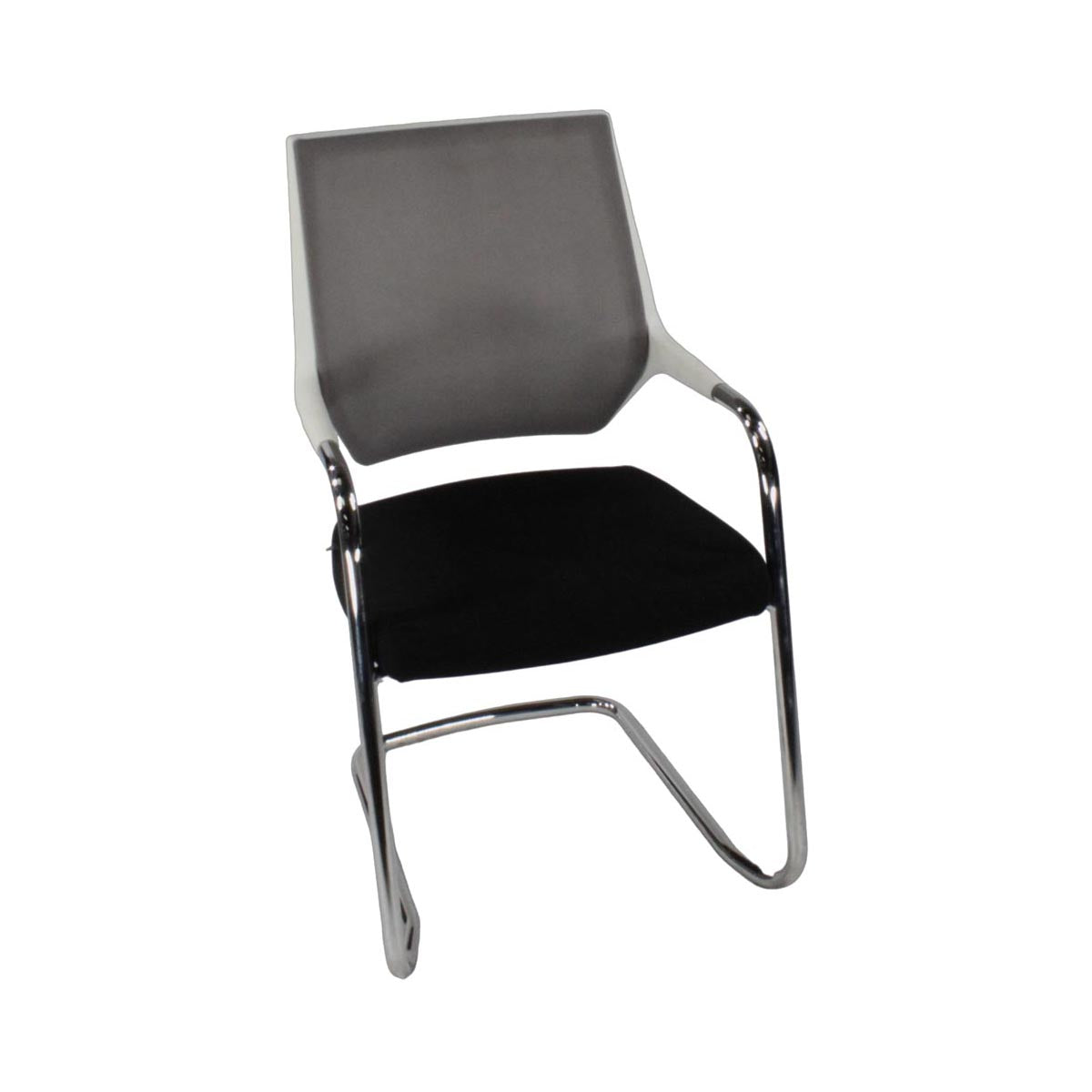 <tc>Sedus</tc>: <tc>Quarterback</tc> Chaise cantilever Gris/Noir/Blanc - Reconditionnée