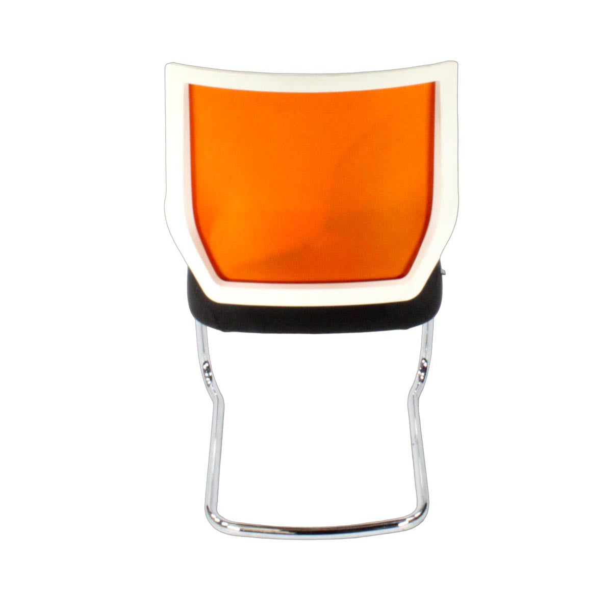 <tc>Sedus</tc>: <tc>Quarterback</tc> Chaise cantilever orange/noir/blanc - Reconditionnée