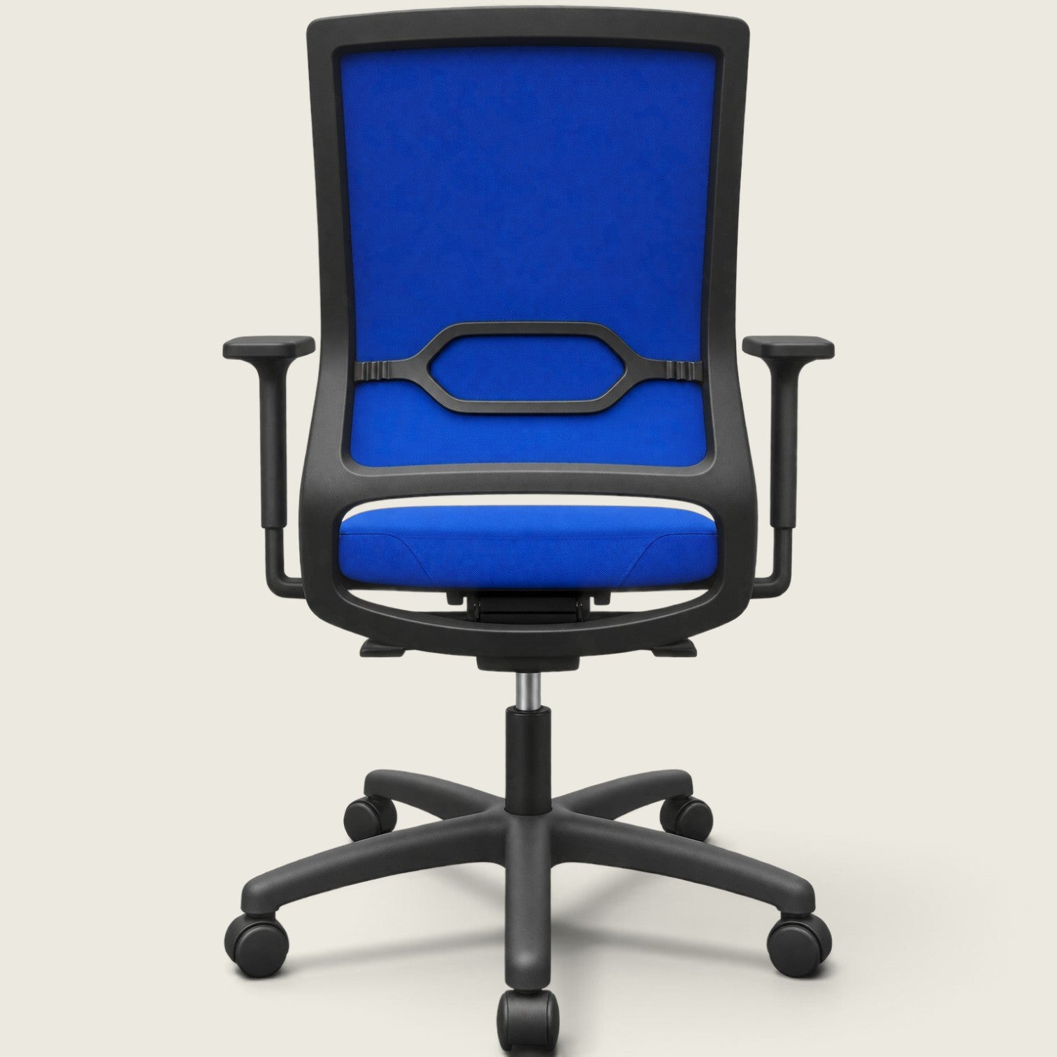 Sedus: Quarterback Task Chair in Blue Fabric with a Blue Fabric Back - Refurbished