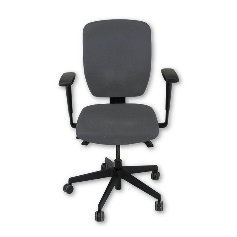 <tc>Senator</tc>: <tc>Dash</tc> Chaise de travail entièrement réglable en tissu gris - Reconditionnée