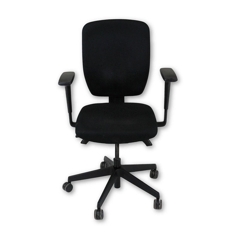 <tc>Senator</tc>: <tc>Dash</tc> Chaise de travail entièrement réglable en tissu noir - Reconditionnée