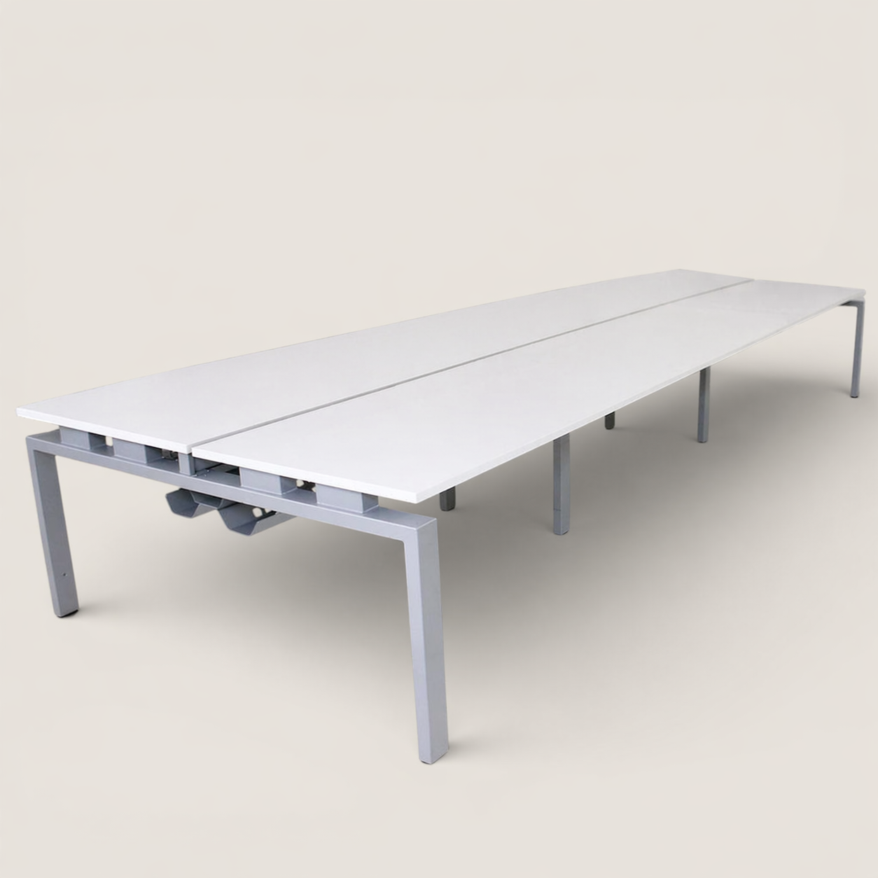 Senator Bench Desk 6 Way - 4200mm x 1600mm Workstation - Refurbished