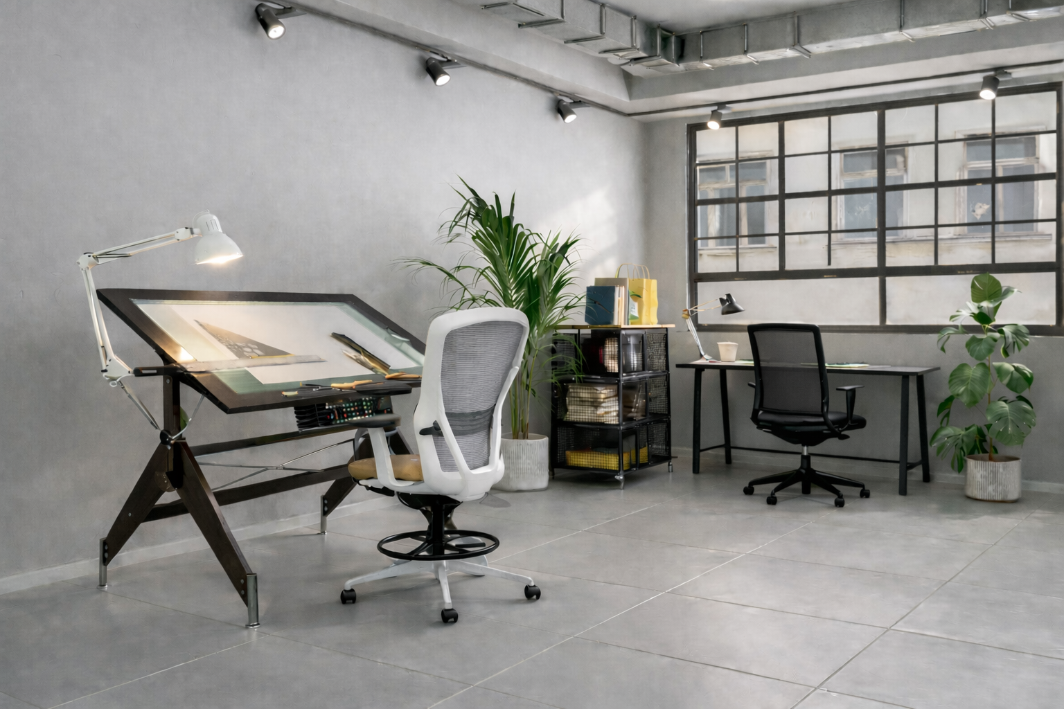 <tc>Senator</tc>Chaise de dessinateur Ousby jaune - Remise à neuf