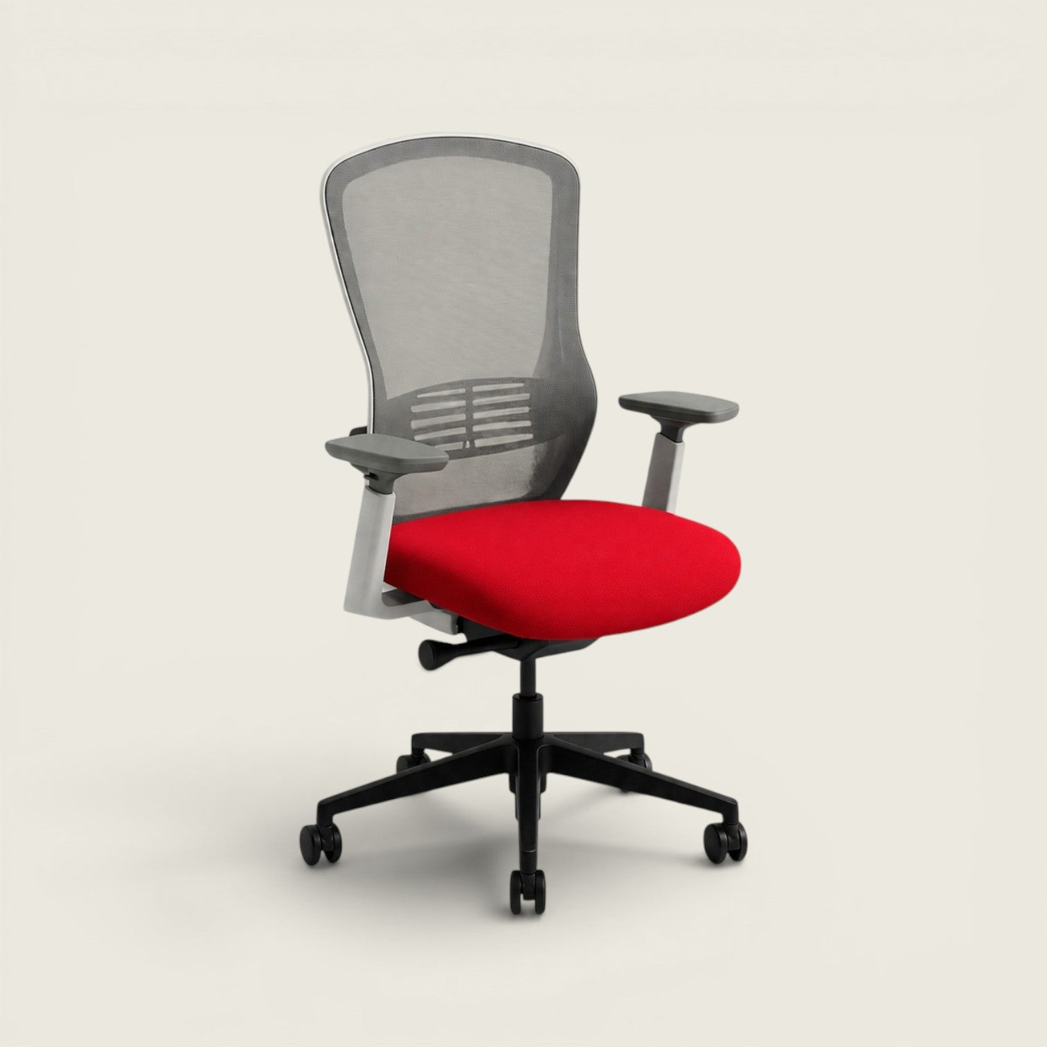 <tc>Senator</tc>Chaise de bureau Ousby rouge - Remis à neuf