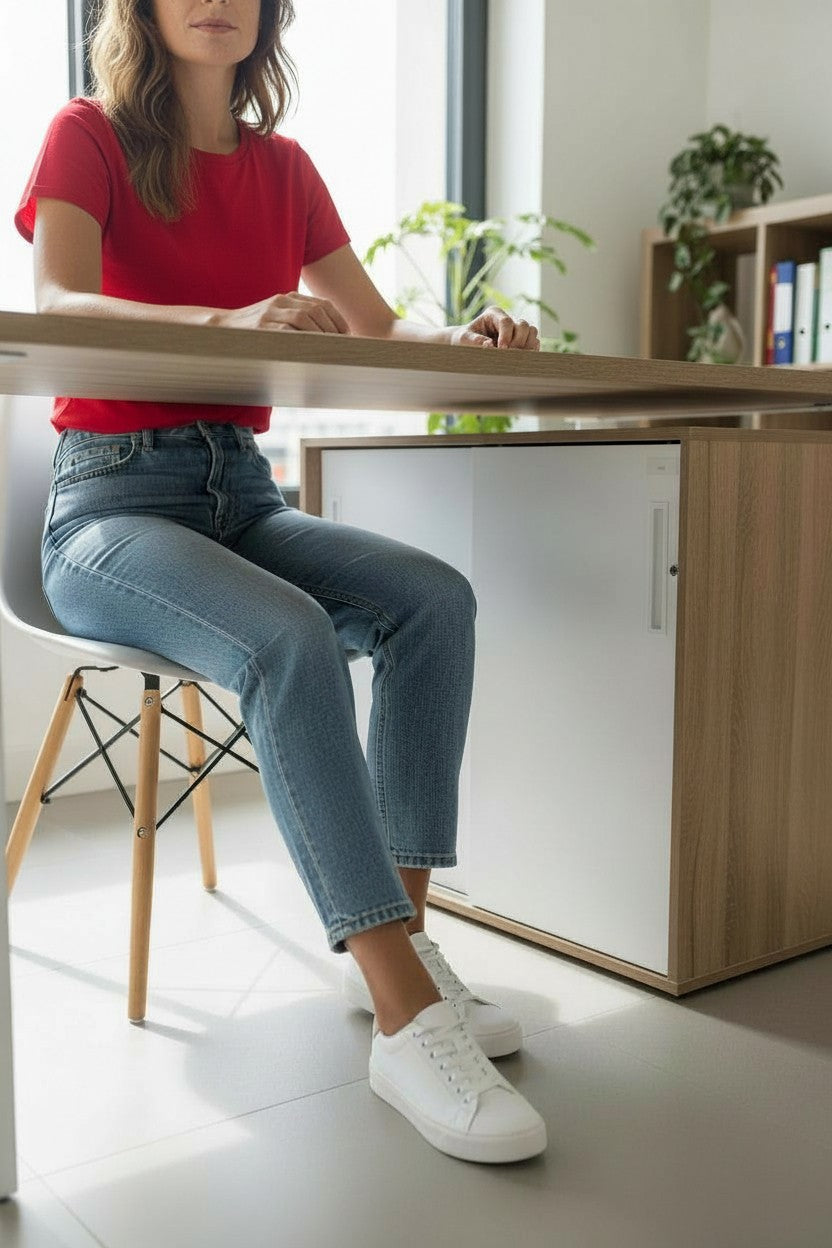 <tc>Senator</tc>Crédence à façade blanche - Remise à neuf