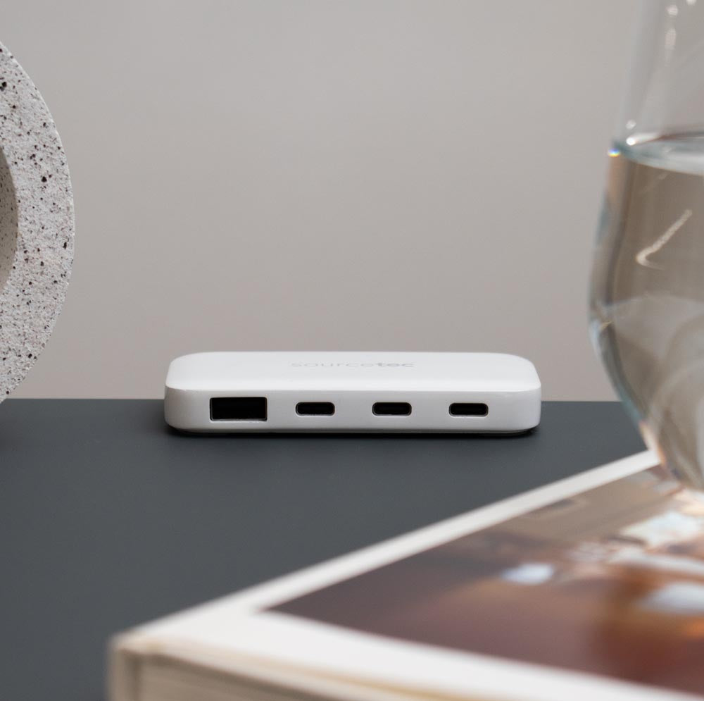 Pico Power Module On-Desk ou Pince de sous-désque en blanc