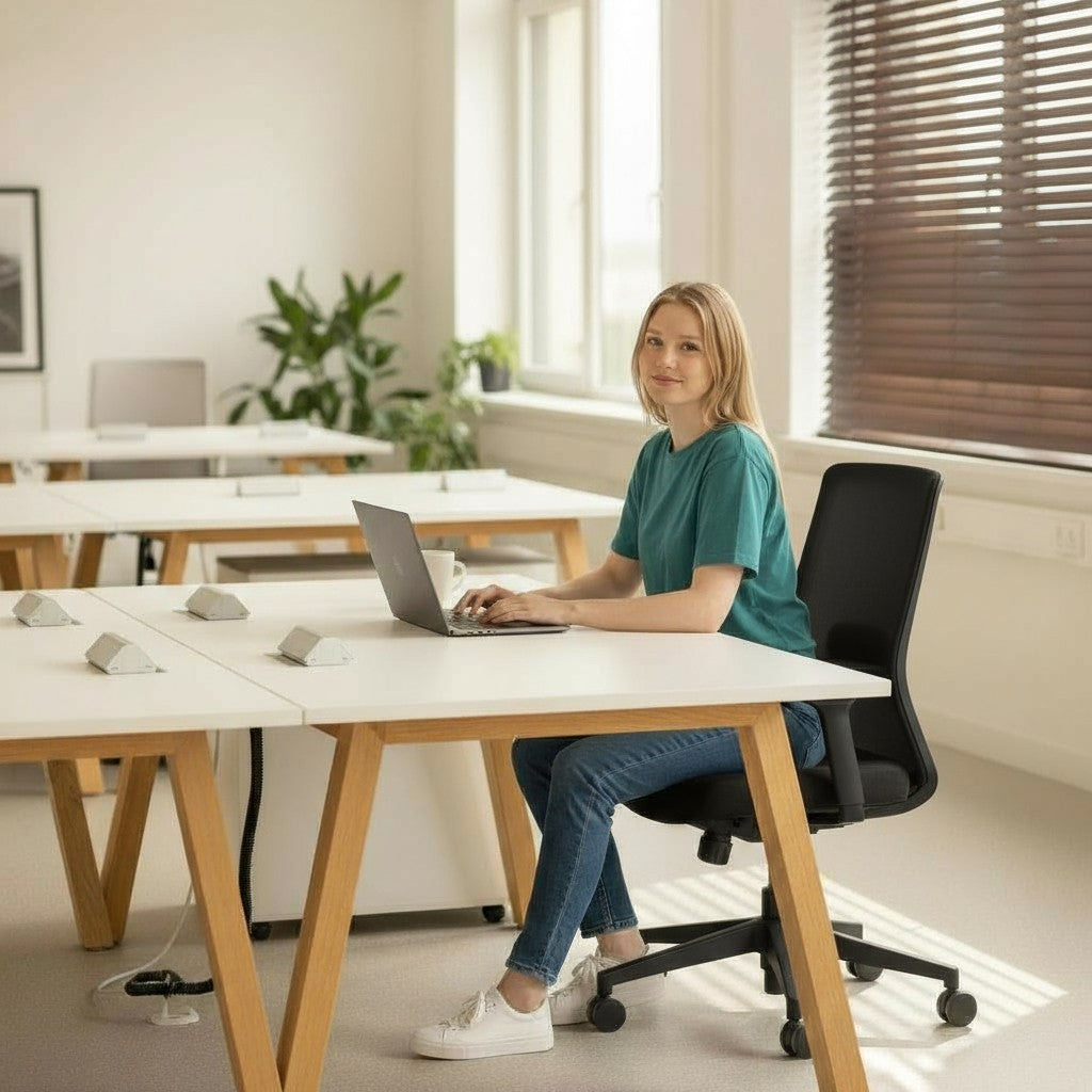 <tc>Allermuir</tc>: Haven Solo Pod en tissu gris/rose - Reconditionné