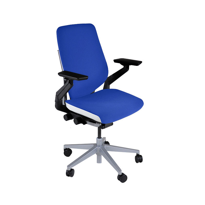 Steelcase: Gesture Ergonomic Office Chair - Blue Fabric - Refurbished