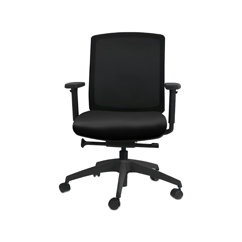 <tc>Steelcase</tc>: Chaise de travail Reply (cadre noir) - Reconditionnée