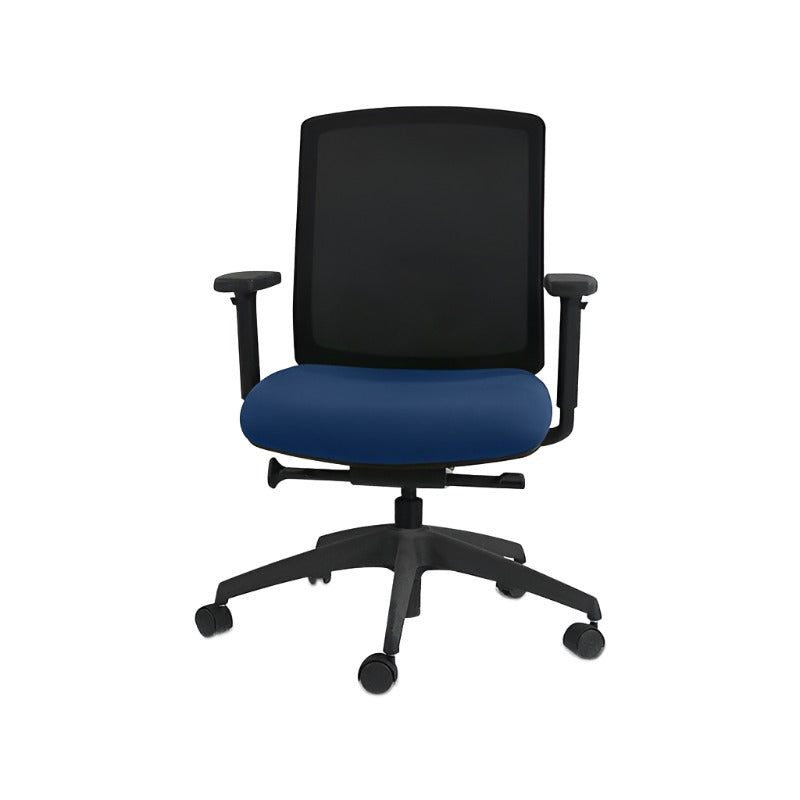 <tc>Steelcase</tc>: Chaise de travail Reply (cadre noir) - Reconditionnée