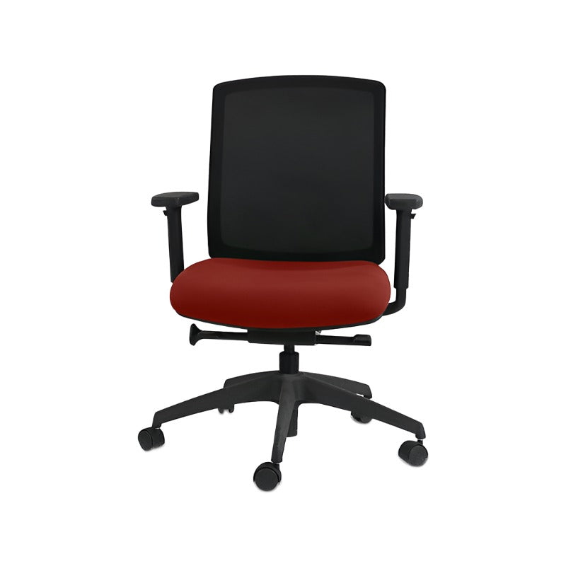 <tc>Steelcase</tc>: Chaise de travail Reply (cadre noir) - Reconditionnée