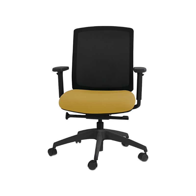 <tc>Steelcase</tc>: Chaise de travail Reply (cadre noir) - Reconditionnée