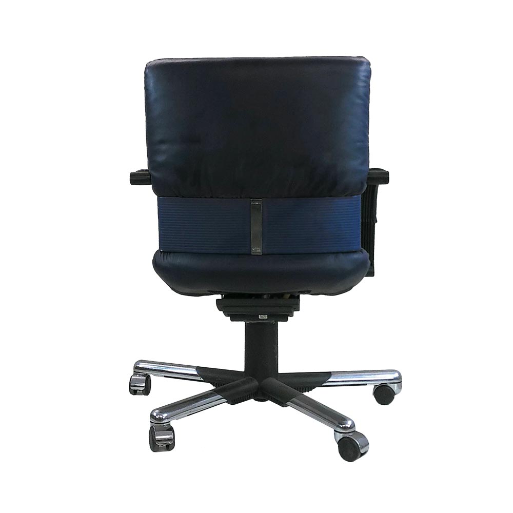 <tc>Vitra</tc>: Fauteuil de direction pivotant Imago Bellini en cuir violet - Reconditionné