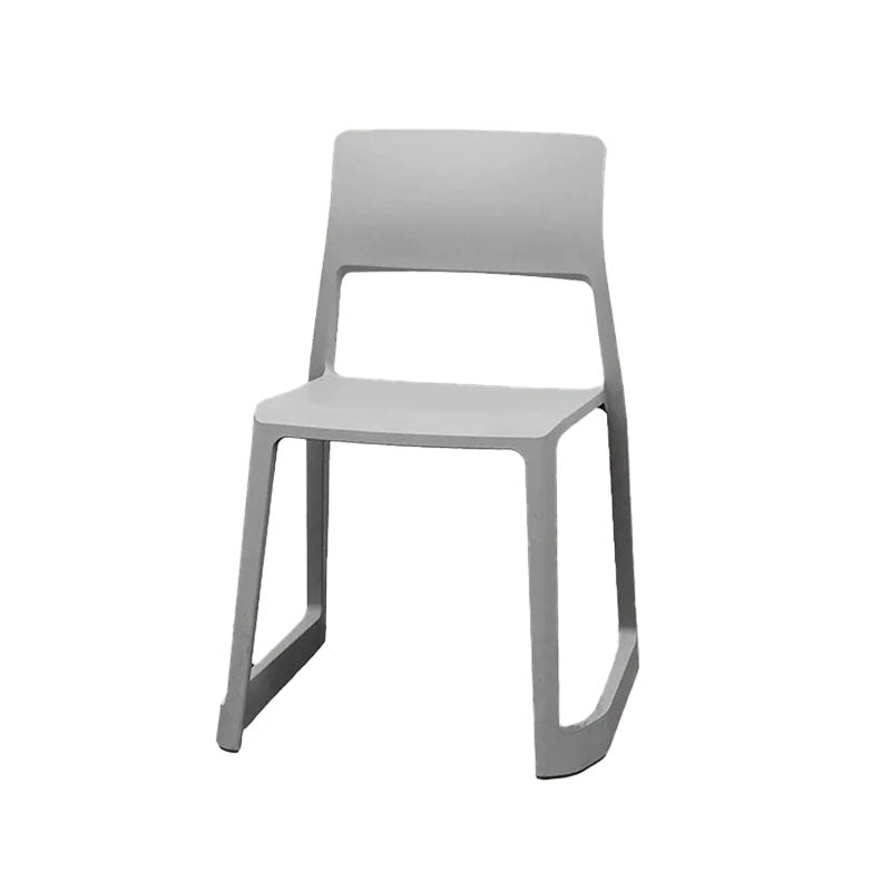 <tc>Vitra</tc>: Chaise de cantine Tip Ton - Gris - Reconditionnée
