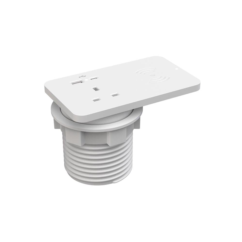 Module de puissance duo à ion rectangulaire en-dek en blanc