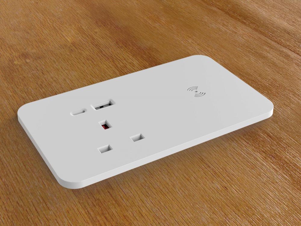 Module de puissance duo à ion rectangulaire en-dek en blanc