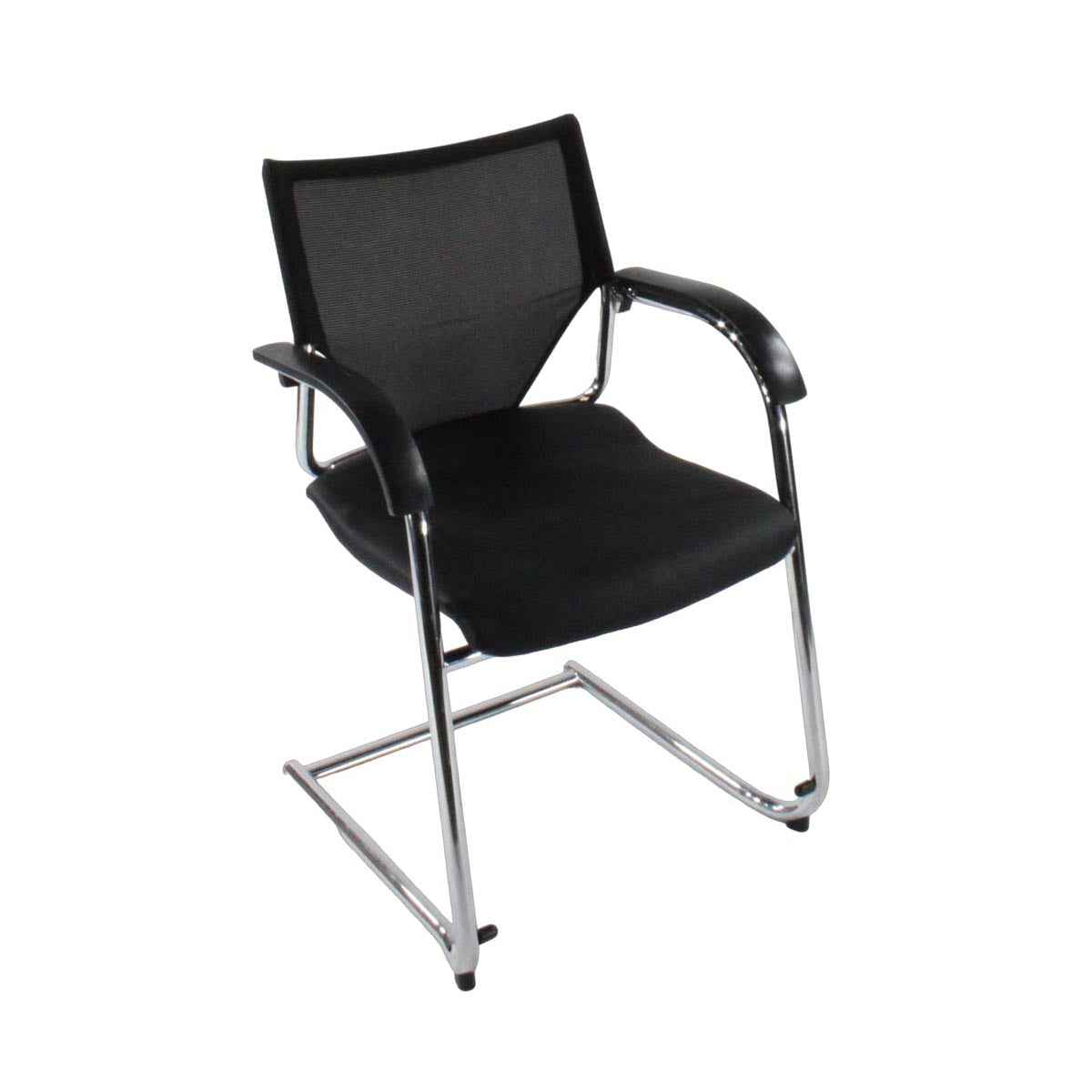 Wilkhahn: 287/81 chaise de cantilever exécutive du modus dans le dos en mesh - rénové