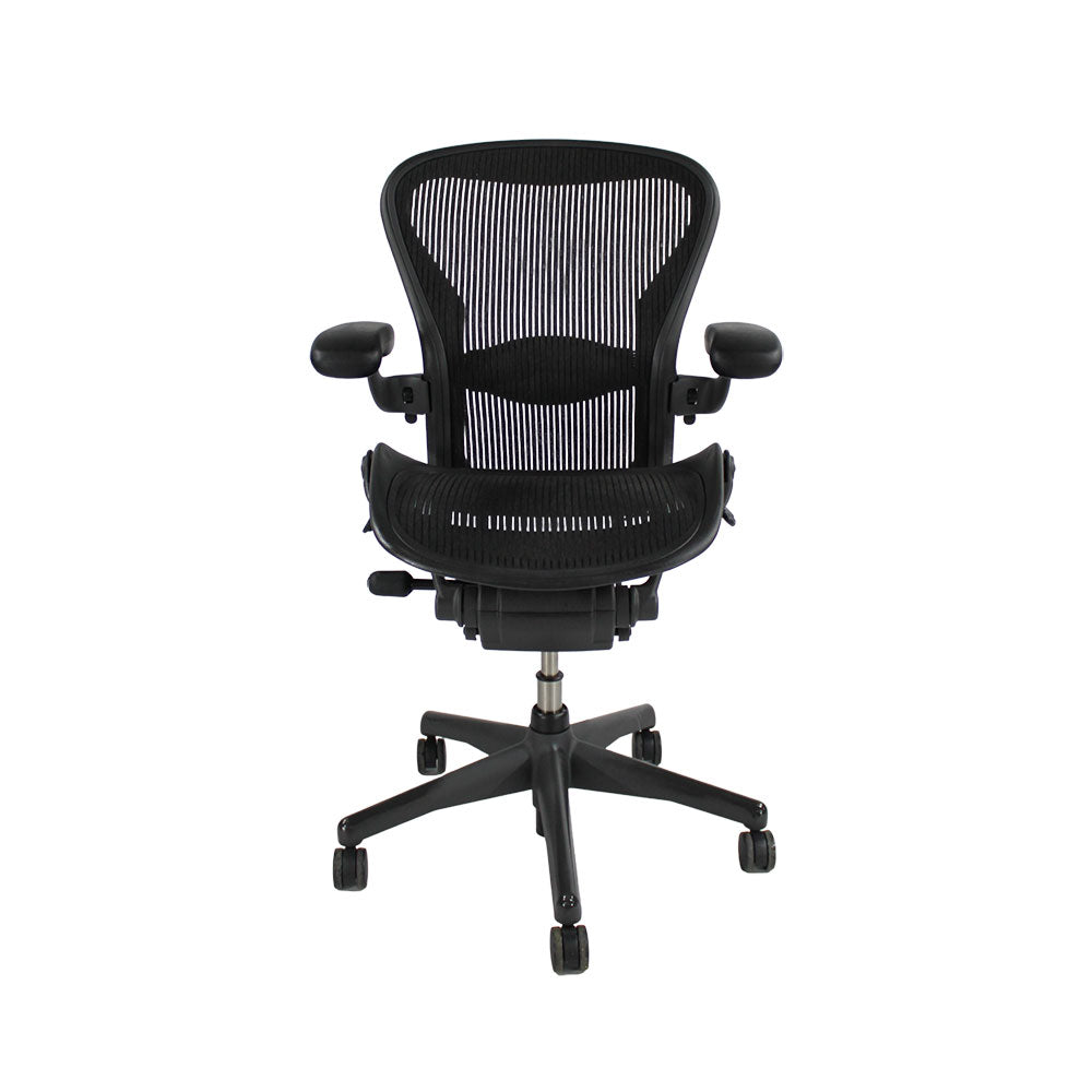 <tc>Herman Miller</tc>: Aéron - <tc>Size B</tc> - Full House (Graphite) - Rénové