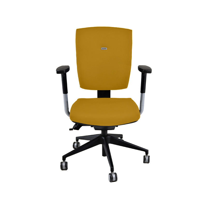 <tc>Senator</tc>: <tc>Sprint</tc> Chaise de bureau en tissu jaune - Reconditionnée