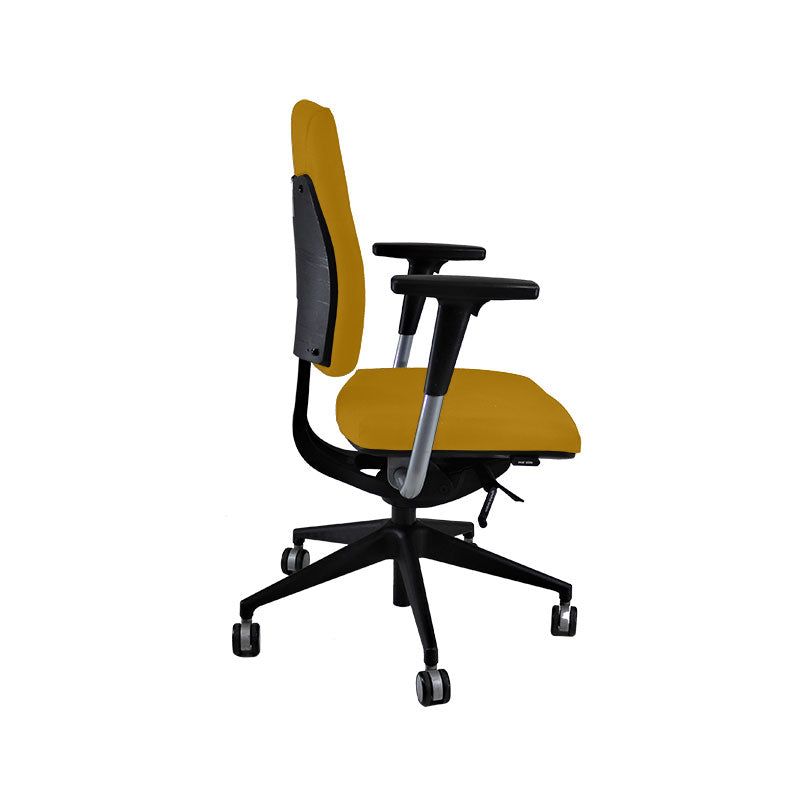 <tc>Senator</tc>: <tc>Sprint</tc> Chaise de bureau en tissu jaune - Reconditionnée