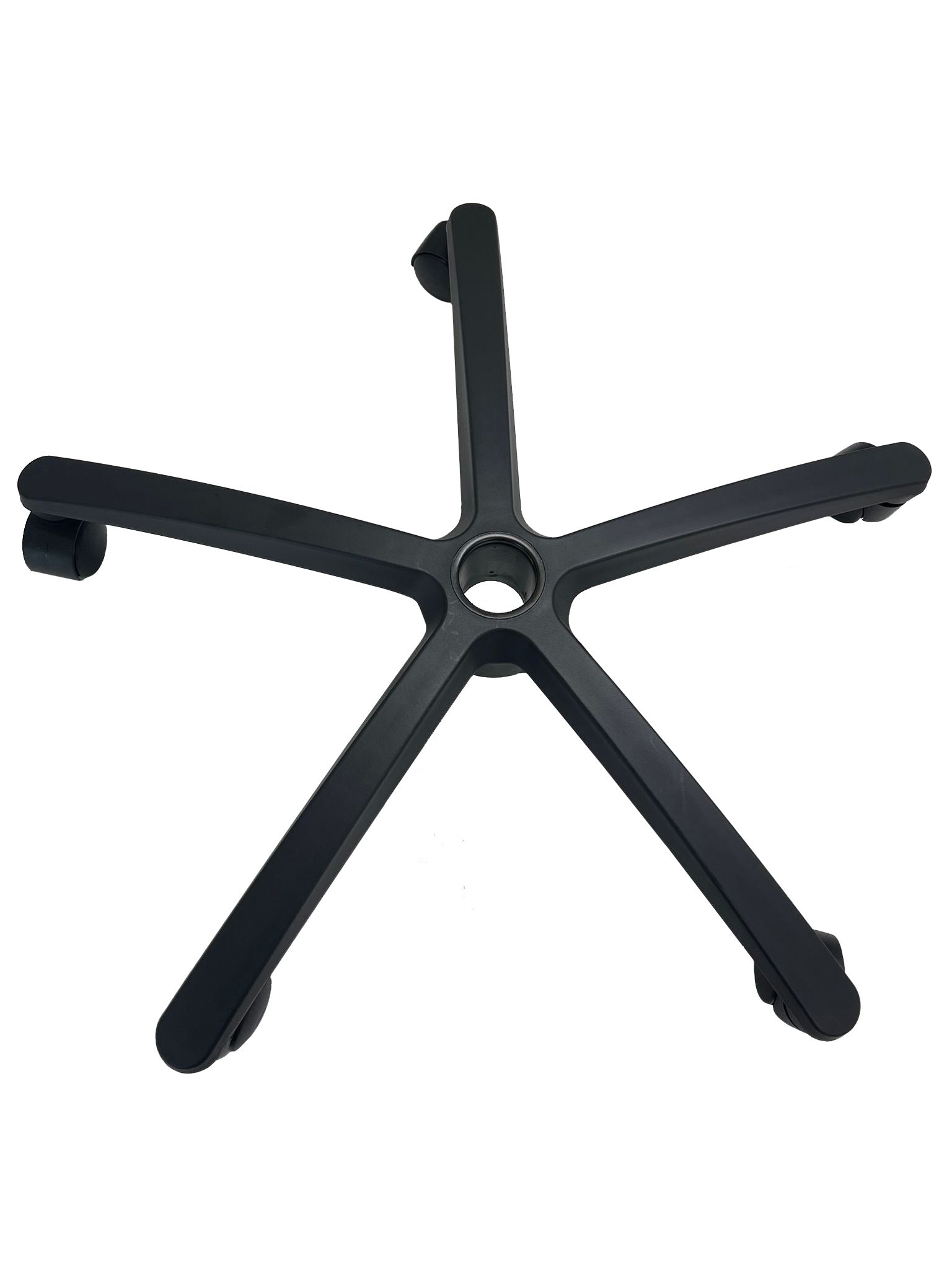 <tc>Suscom</tc>: Base plate 5 étoiles avec 5 roulettes (moulée par injection) - Remis à neuf