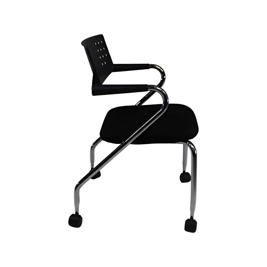 <tc>Vitra</tc>: Chaise de réunion Visaroll - Reconditionnée