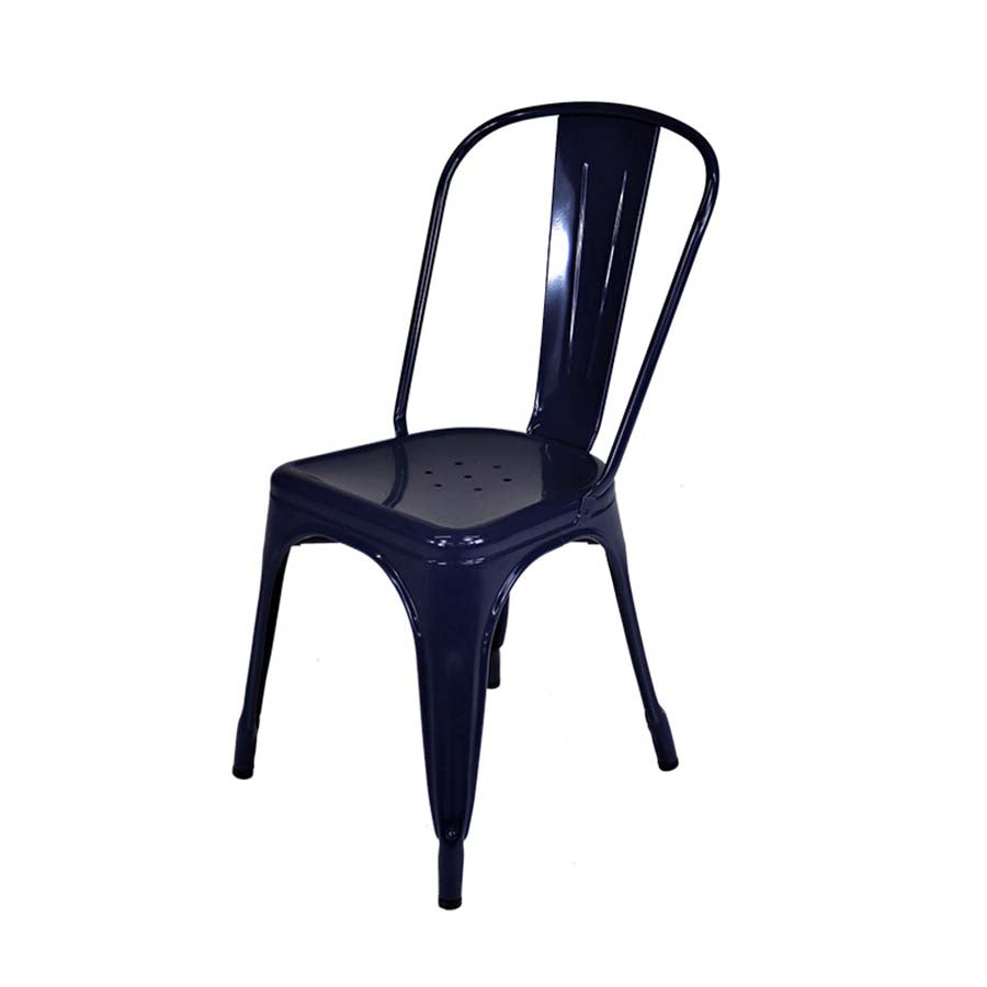 <tc>Tolix</tc>: Chaise de café - Rénovée